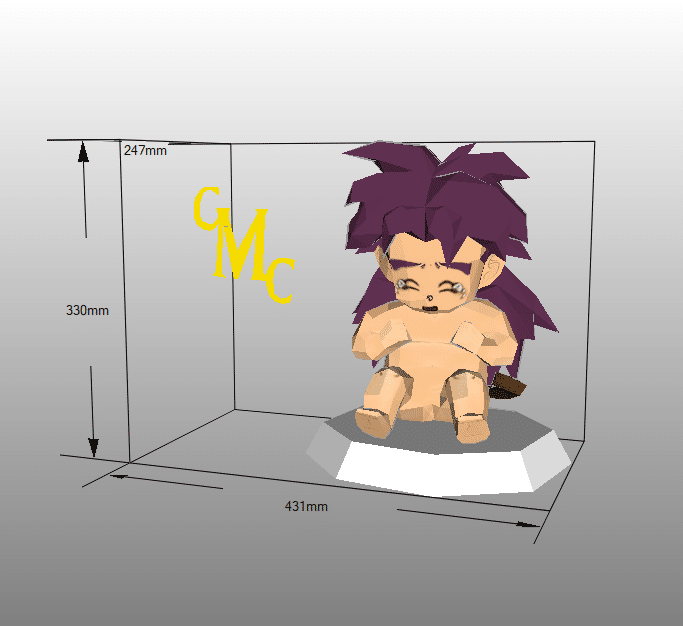Bebe Broly - Papercraft Gratis - Papercraft Gratis Bebe Broly - Papercraft Gratis - Papercraft Gratis