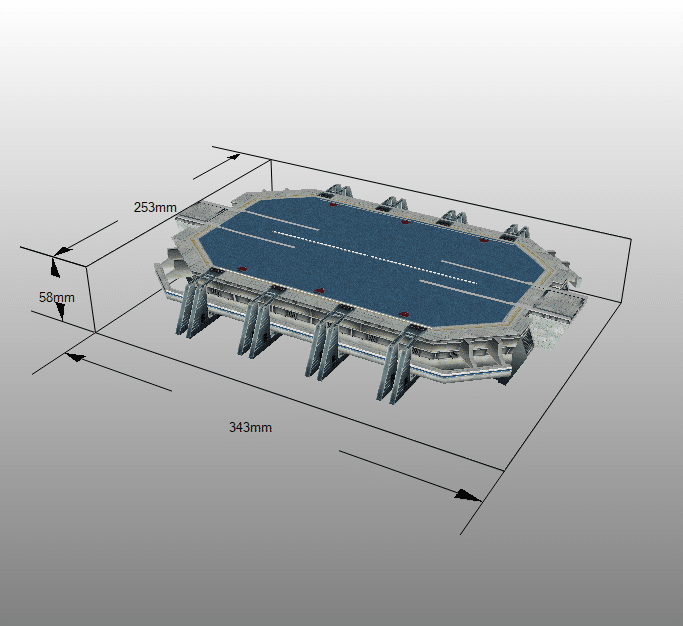 Brawl Stadium Papercraft