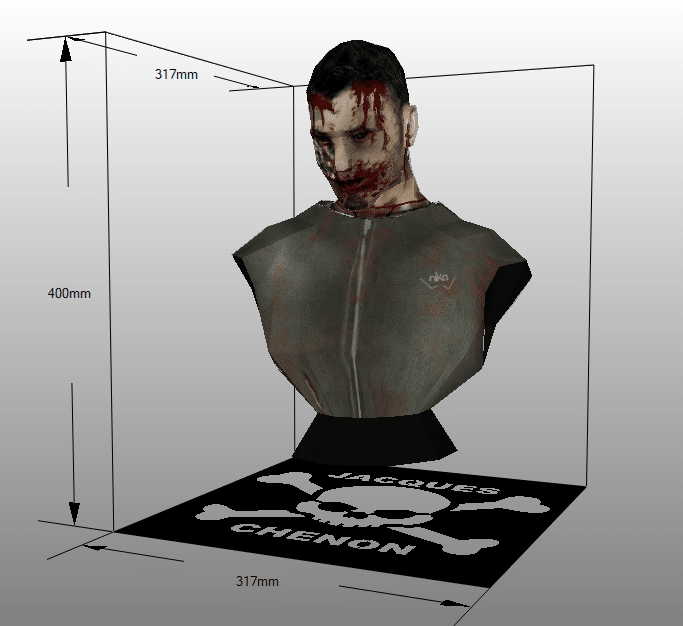 Busto Zombie