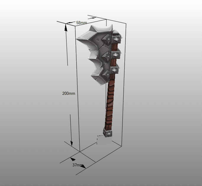 Weapon 2 Torchlight 2h Mundopapercraft