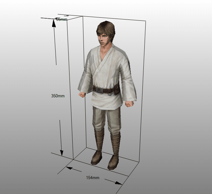 Kuri Paper Luke Skywalker