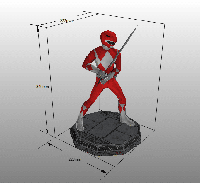 Red Ranger - Papercraft Gratis - Papercraft Gratis